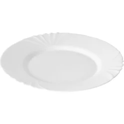 Gifi Lot de 6 assiettes plates Luminarc Opal Cadix