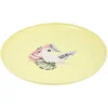 Gifi Lot de 4 assiettes plates décor oiseau et feuille