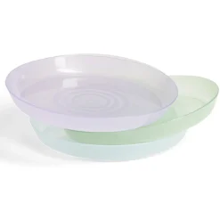 Gifi Lot de 4 assiettes pour enfant Ø18,5cm plastique coloré