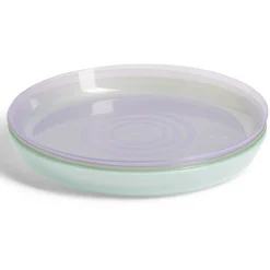 Gifi Lot de 4 assiettes pour enfant Ø18,5cm plastique coloré