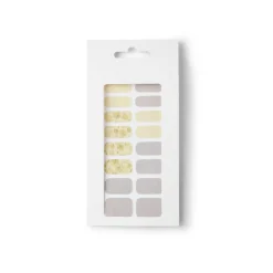 Gifi Beauté^Lot de 24 autocollants vernis à ongles imprimés 6 coloris