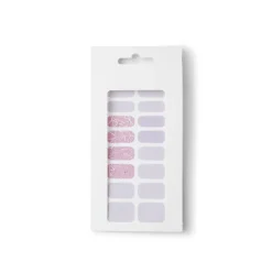 Gifi Beauté^Lot de 24 autocollants vernis à ongles imprimés 6 coloris
