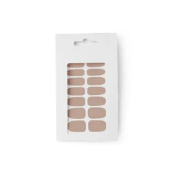 Gifi Beauté^Lot de 24 autocollants vernis à ongles unis 6 coloris