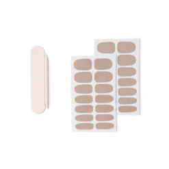 Gifi Beauté^Lot de 24 autocollants vernis à ongles unis 6 coloris