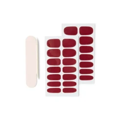 Gifi Beauté^Lot de 24 autocollants vernis à ongles unis 6 coloris