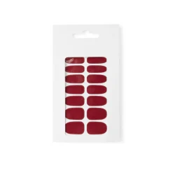 Gifi Beauté^Lot de 24 autocollants vernis à ongles unis 6 coloris