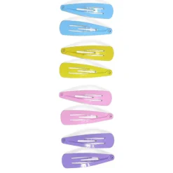 Gifi Beauté^Lot de 8 barrettes clips multicolores