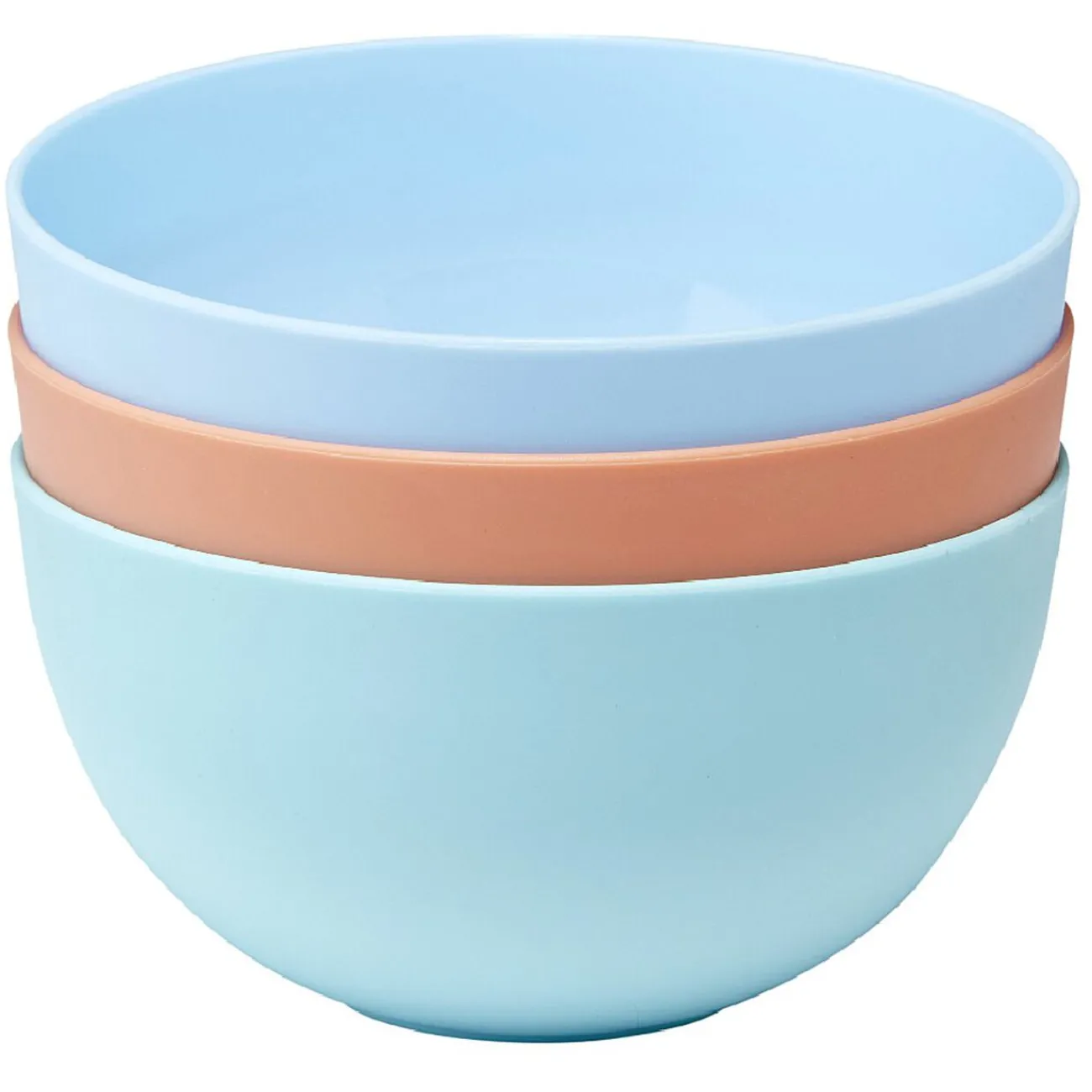 Gifi Lot de 3 bols colorés 400 ml