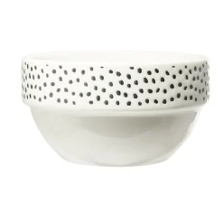 Gifi Lot de 4 bols en faïence colorés avec support Ø14xH8cm