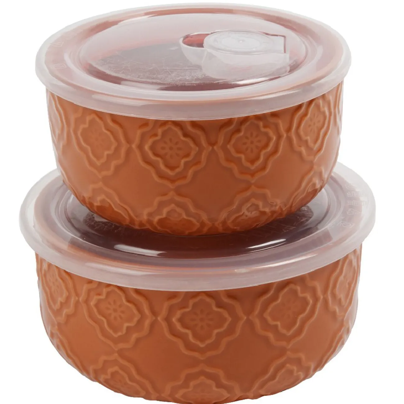 Gifi Lot de 2 boîtes alimentaires en céramique