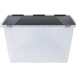 Gifi Rangement|Lot de 3 boîtes de rangement 60 litres