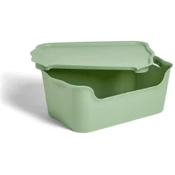 Gifi Rangement|Lot de 3 boîtes de rangement 15L avec couvercle plastique 39x25xH16cm