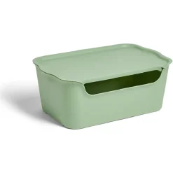 Gifi Rangement|Lot de 3 boîtes de rangement 15L avec couvercle plastique 39x25xH16cm