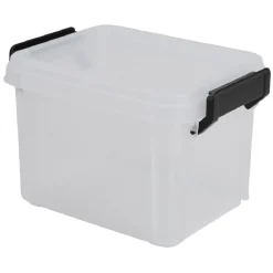 Gifi Rangement|Lot de 7 box de rangements transparents multiple tailles