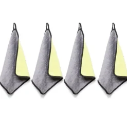 Gifi Nettoyage Et Entretien|Lot de 4 chiffons nettoyant pour voiture 30x30cm