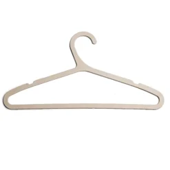 Gifi Rangement|Lot de 25 cintres en paille de blé brun 43x21,5cm