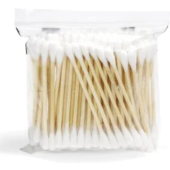 Gifi Bien-Être^Lot de 100 coton-tiges en bambou et coton