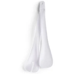 Gifi Lot de 2 couverts à salade plastique blanc L.31cm