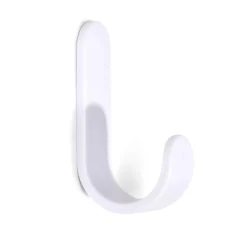 Gifi Rangement|Lot de 3 crochets plastique blanc