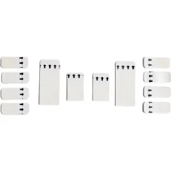 Gifi Colle Et Adhésif^Lot de 12 languettes adhésives double face pour accroche murale
