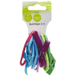 Gifi Beauté^Lot de 15 élastiques