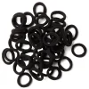 Gifi Beauté^Lot de 50 élastiques à cheveux mousse polyester noir