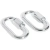Gifi Quincaillerie^Lot de 2 maillons rapides en acier zingué - 50 mm N°5