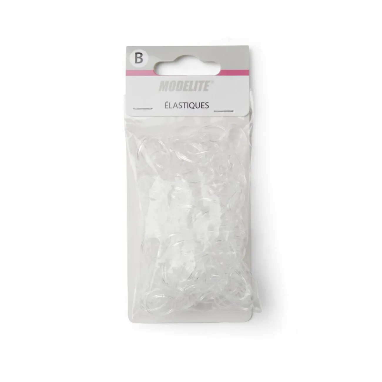 Gifi Beauté^Lot de 500 mini élastiques à cheveux caoutchouc transparent