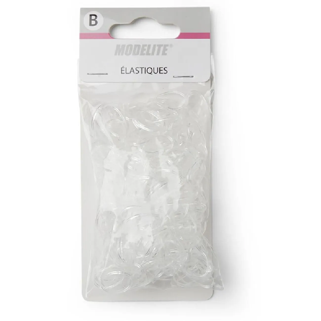 Gifi Beauté^Lot de 500 mini élastiques à cheveux caoutchouc transparent