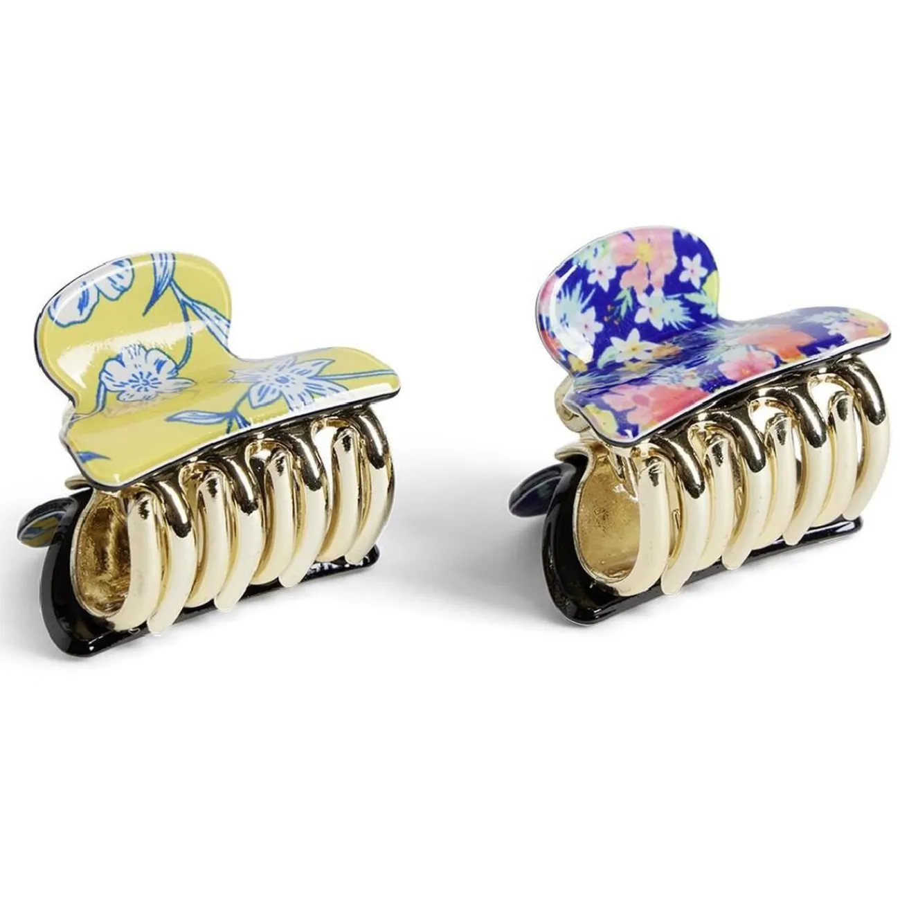 Gifi Beauté^Lot de 2 mini pinces à cheveux motif floral