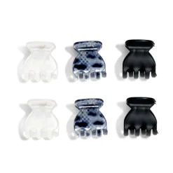 Gifi Beauté^Lot de 6 mini pinces crabes à cheveux