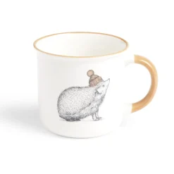 Gifi Lot de 4 mugs animaux 33,5cl