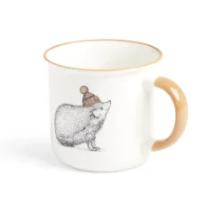 Gifi Lot de 4 mugs animaux 33,5cl
