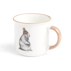 Gifi Lot de 4 mugs animaux 33,5cl
