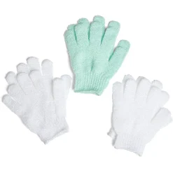 Gifi Beauté^Lot de 3 paires de gants exfoliants pour le corps