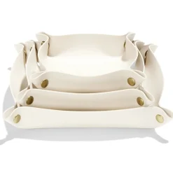 Gifi Beauté^Lot de 3 panières de rangement 12/15/18cm - 3 coloris