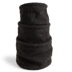 Gifi Rangement|Lot de 3 panières en laine bouclée noir