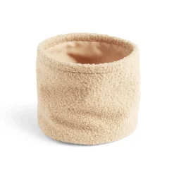 Gifi Rangement|Lot de 3 panières en laine bouclée beige