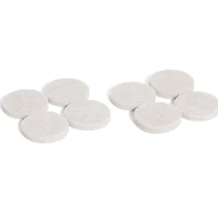 Gifi Quincaillerie^Lot de 8 patins en feutre adhésif ultra puissant beige - Ø28 mm