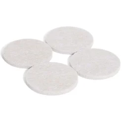 Gifi Quincaillerie^Lot de 4 patins en feutre adhésif ultra puissant beige - Ø50 mm