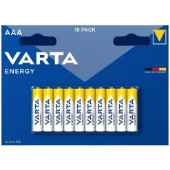 Gifi Pile^Lot de 10 piles LR03 AAA Varta Energy