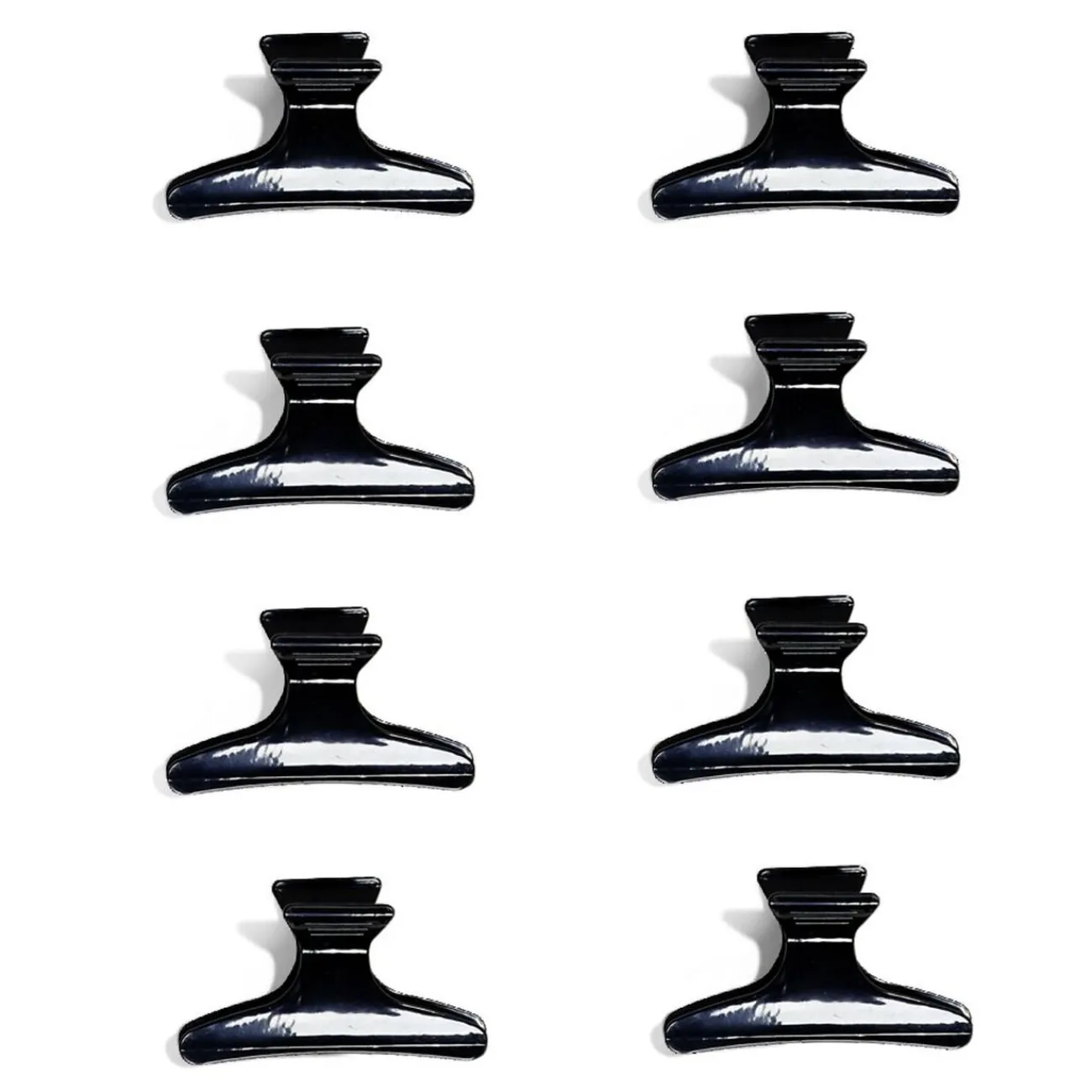 Gifi Beauté^Lot de 8 pinces à cheveux noir ou rose - 2 coloris