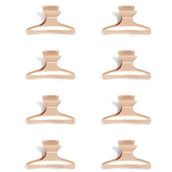 Gifi Beauté^Lot de 8 pinces à cheveux noir ou rose - 2 coloris