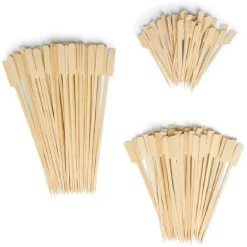 Gifi Lot de 150 piques d'apéritif en bambou