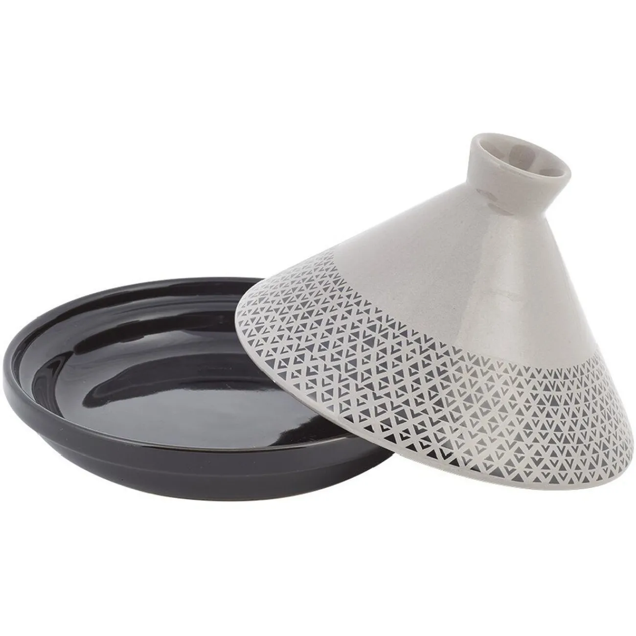 Gifi Lot de 4 plats à tajine individuel céramique