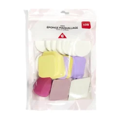 Gifi Beauté^Lot de 20 éponges à maquillage