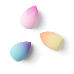 Gifi Beauté^Lot de 3 éponges cosmétiques multicolores