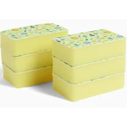 Gifi Nettoyage Et Entretien|Lot de 6 éponges de bain exfoliantes