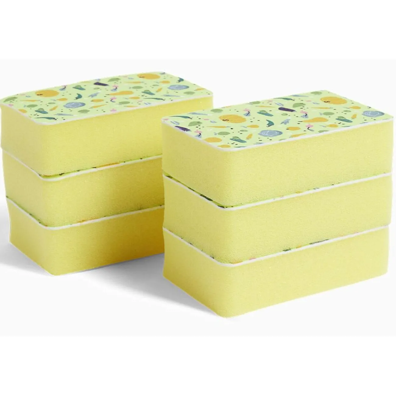 Gifi Nettoyage Et Entretien|Lot de 6 éponges de bain exfoliantes