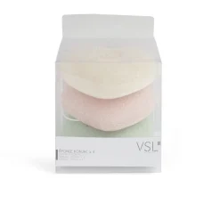 Gifi Beauté^Lot de 3 éponges konjac coeur - 3 modèles